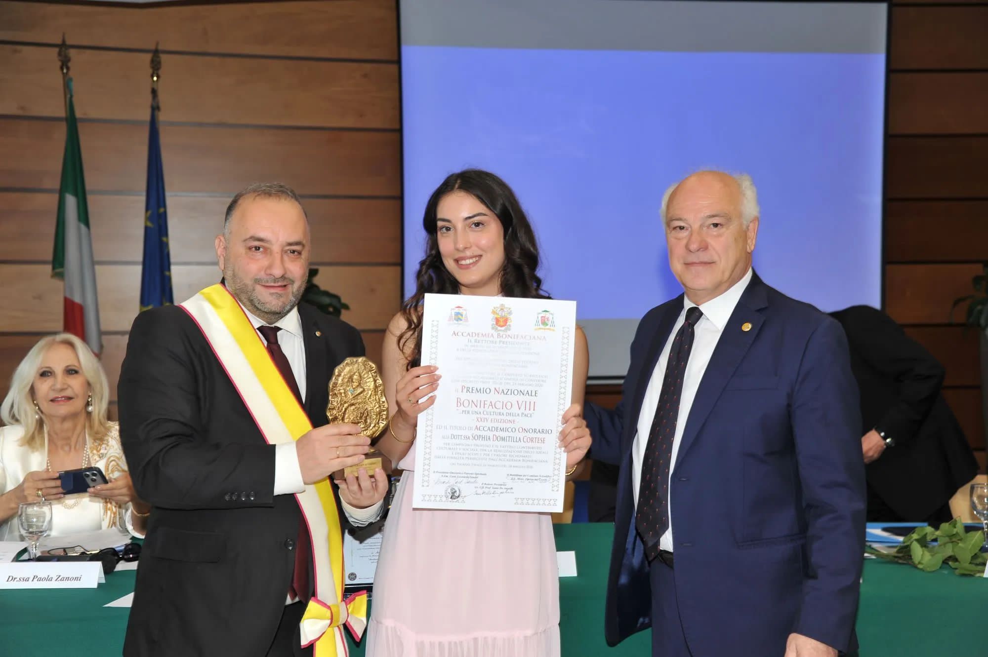Accademia Bonifaciana - Premio Nazionale a Sophia Domitilla Cortese