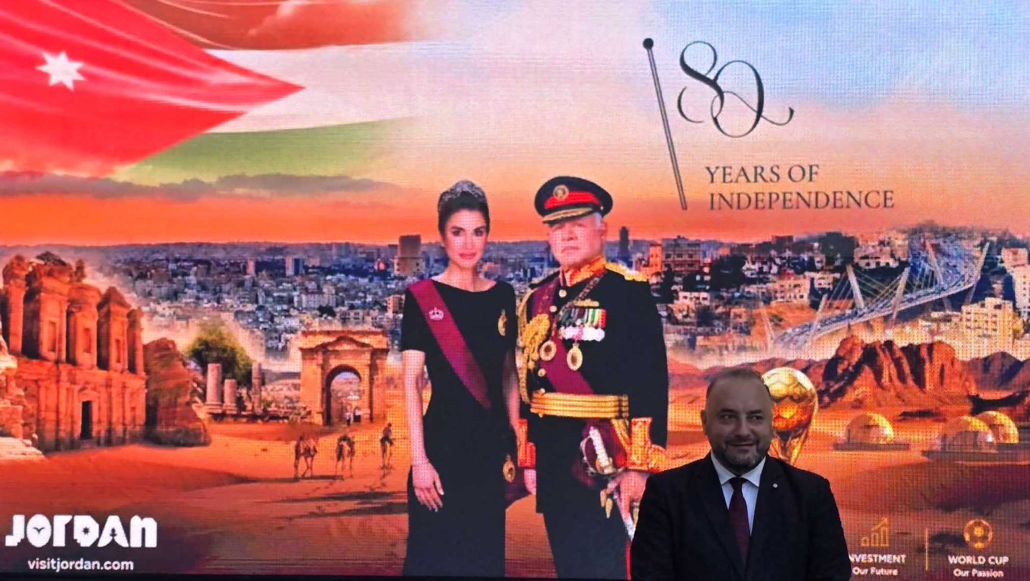 Accademia Bonifaciana - 80esimo anniversario Indipendenza Regno Hashemita di Giordania